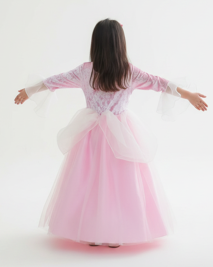 Prinsessklänning, ljusrosa