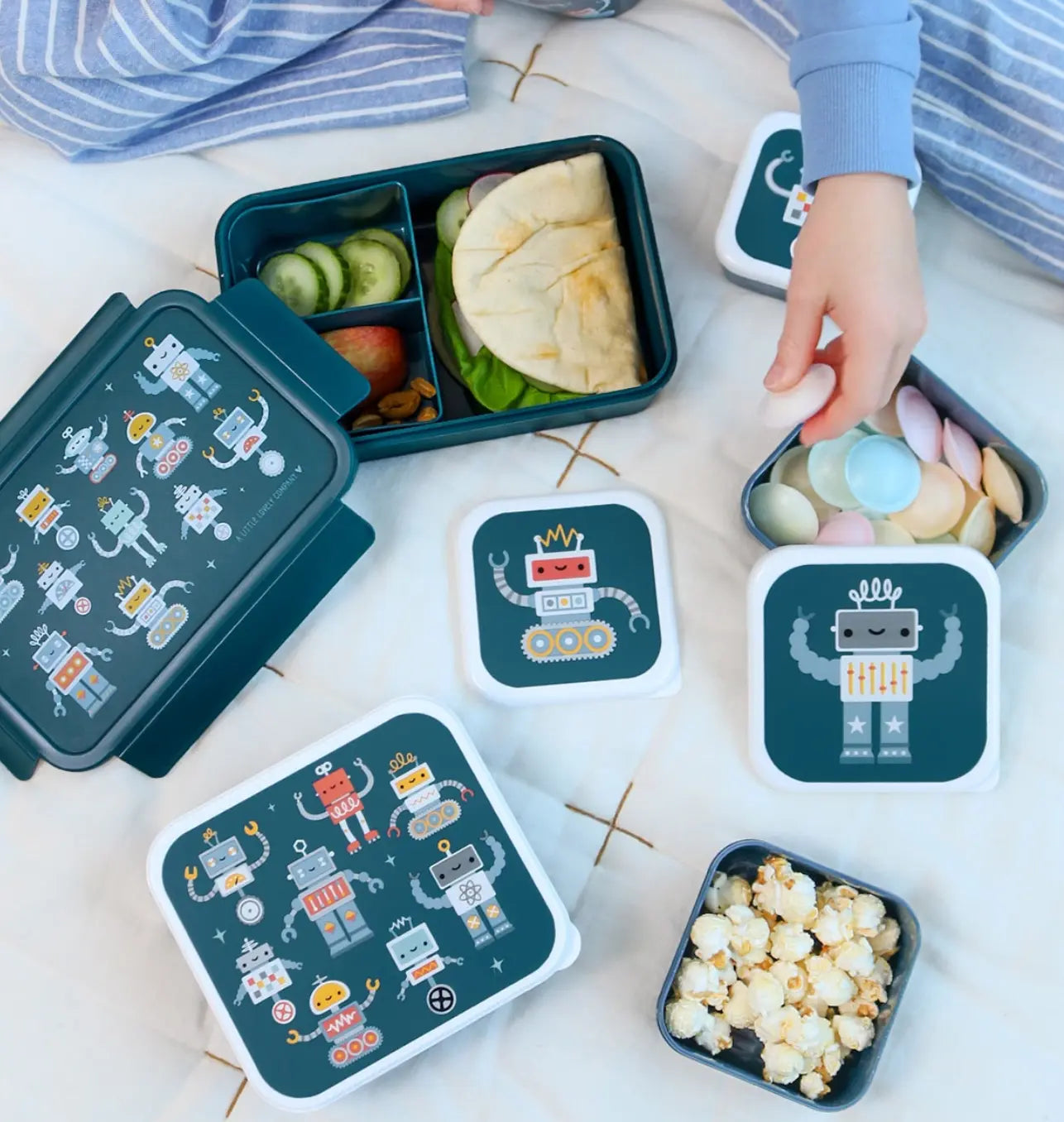 Lunchbox set, robots