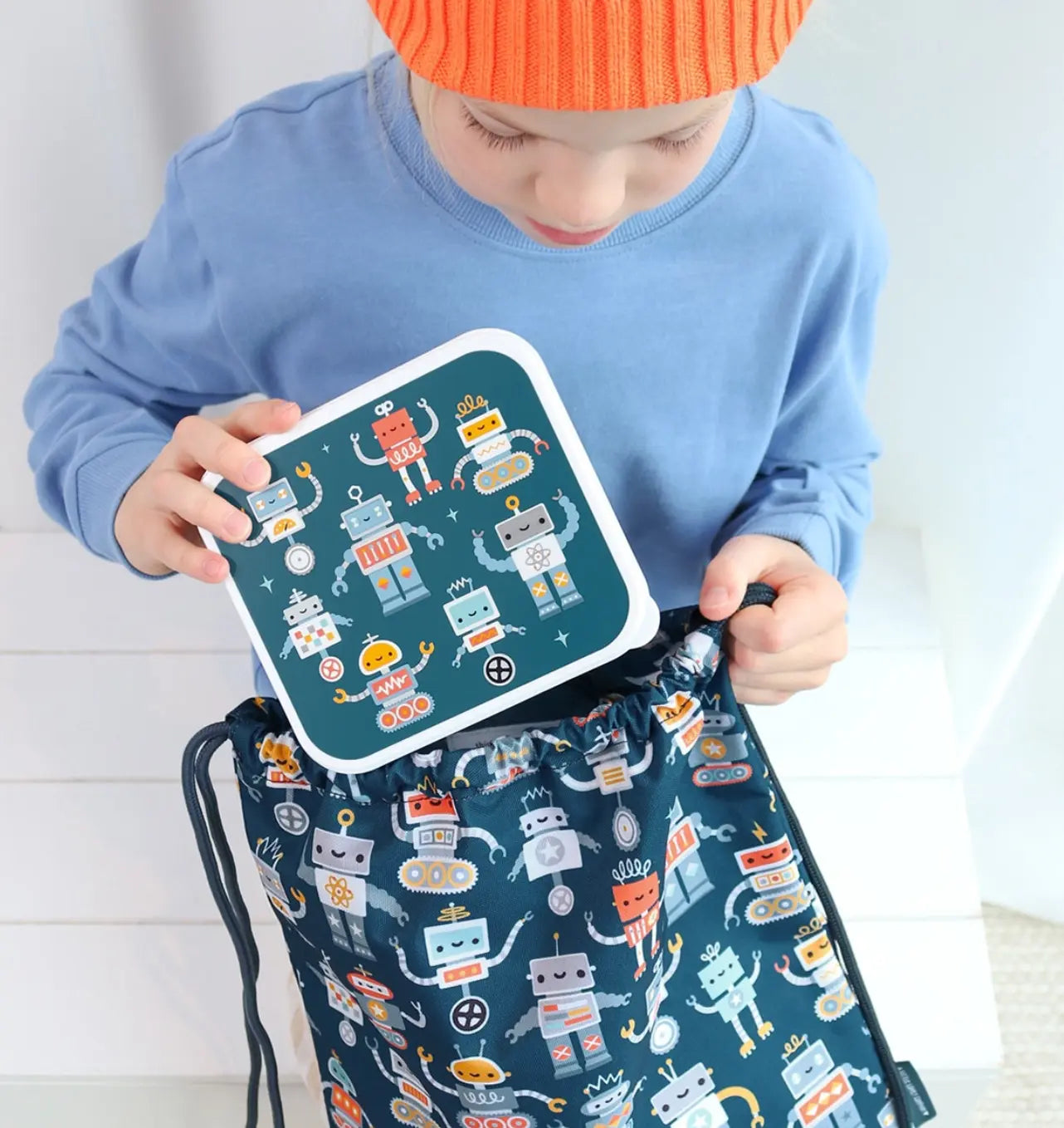 Lunchbox set, robots