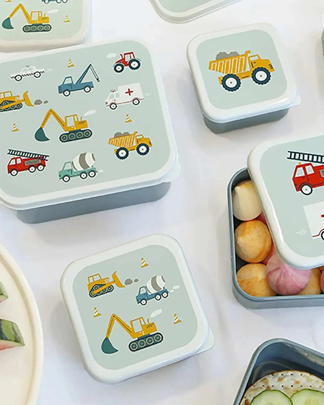 Lunchbox set, cars