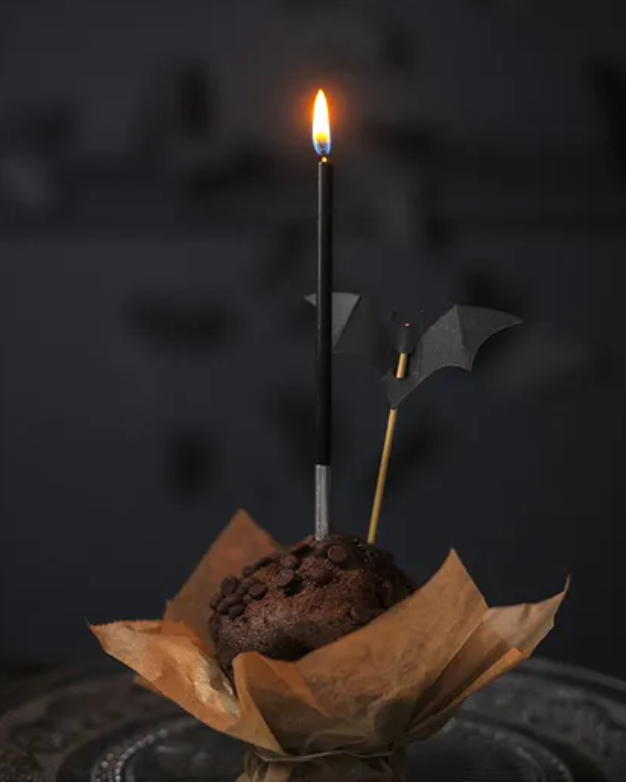 Tårtdekoration Fladdermöss, 6 st