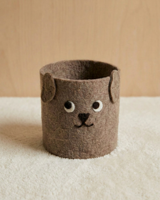 Förvaringskorg med hundmotiv, 20 cm