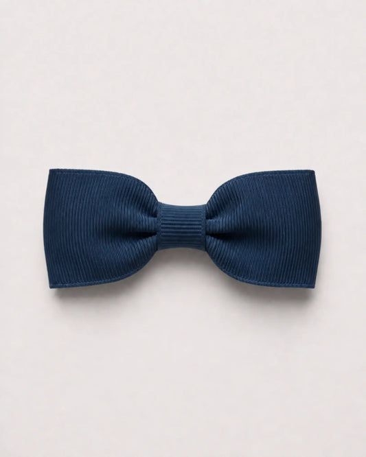 Liten hårrosett, light navy