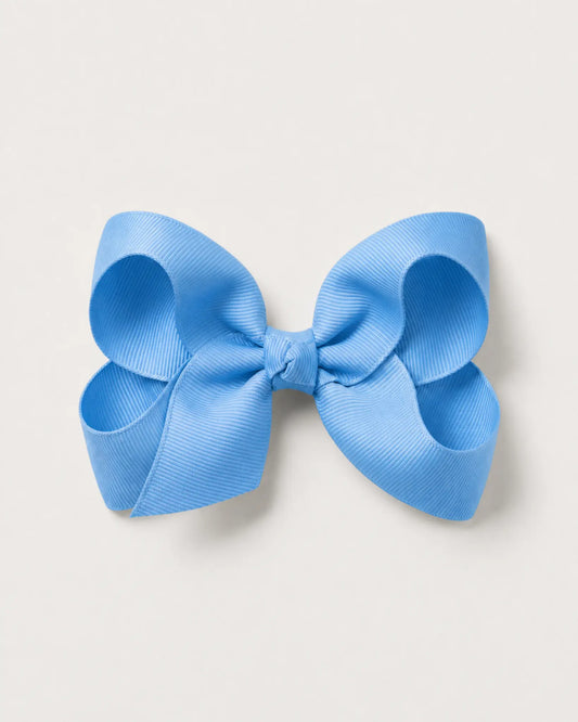 Mellanstor hårrosett, porcelain blue