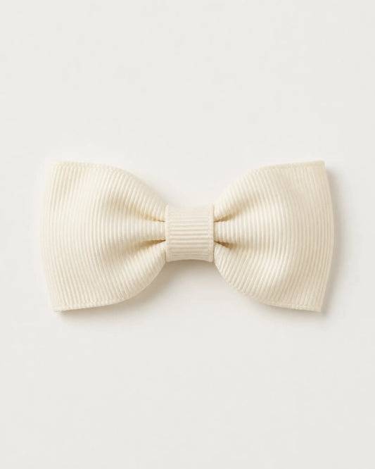 Liten hårrosett, ivory
