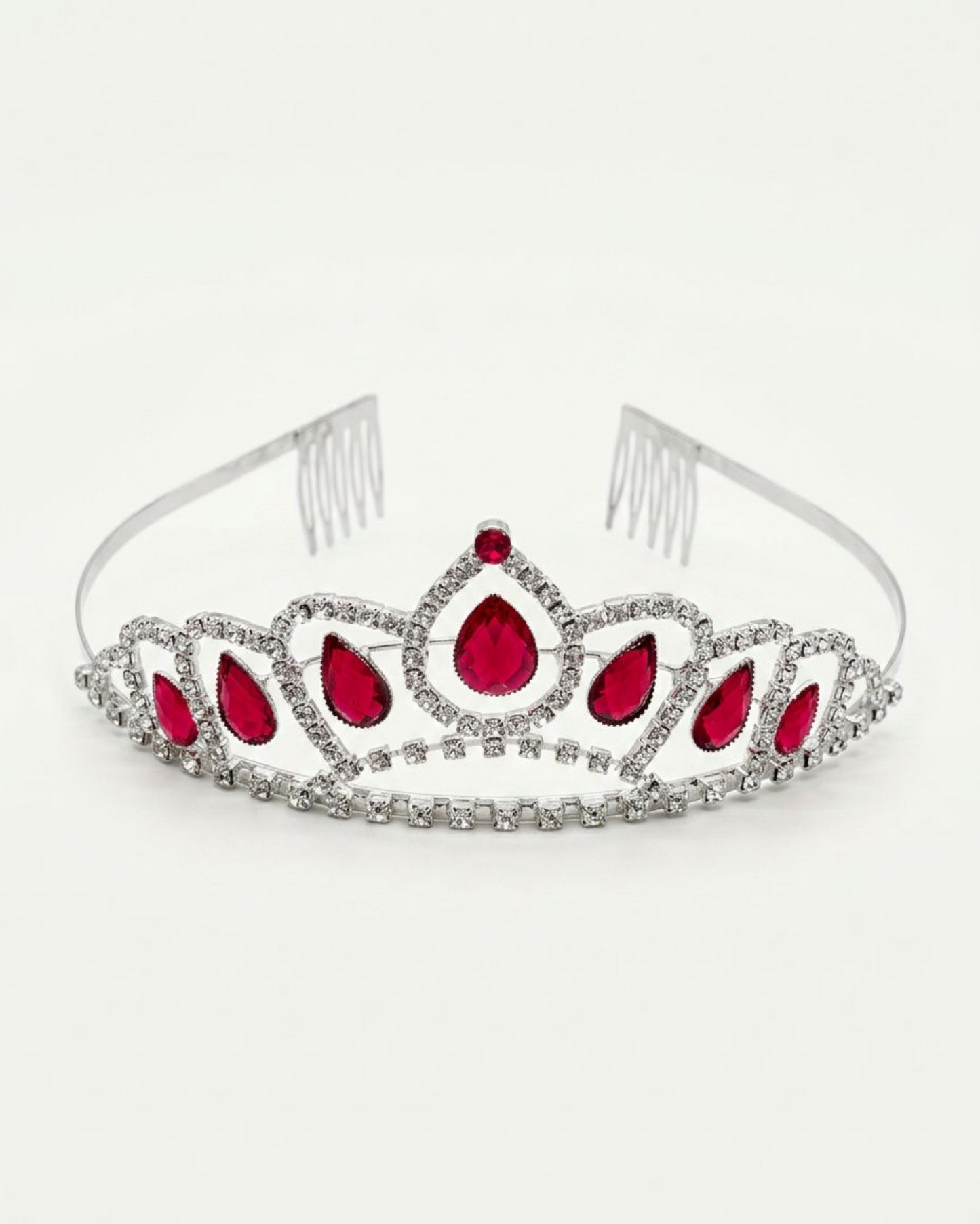Tiara, rosa metall
