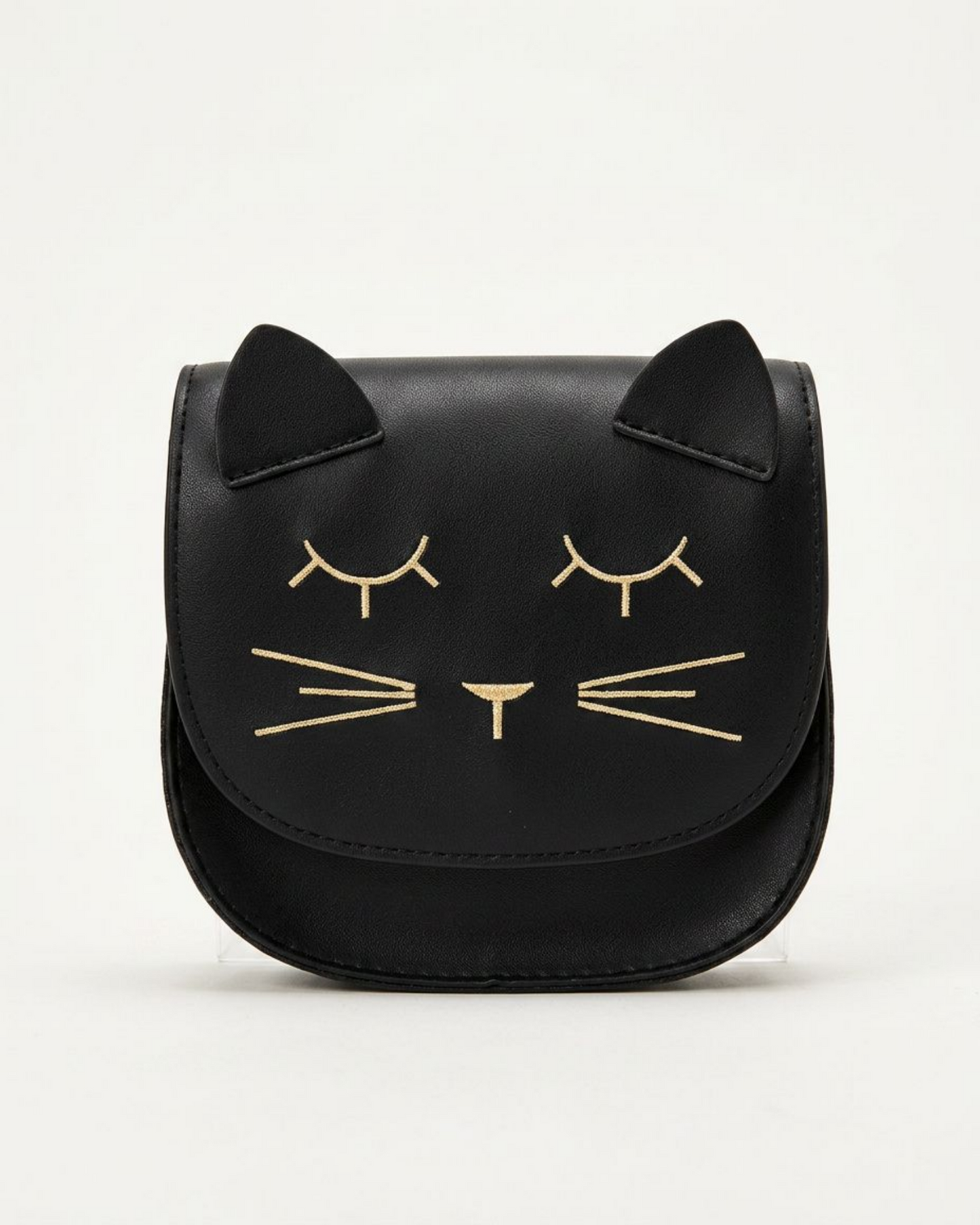 Handväska, svart katt
