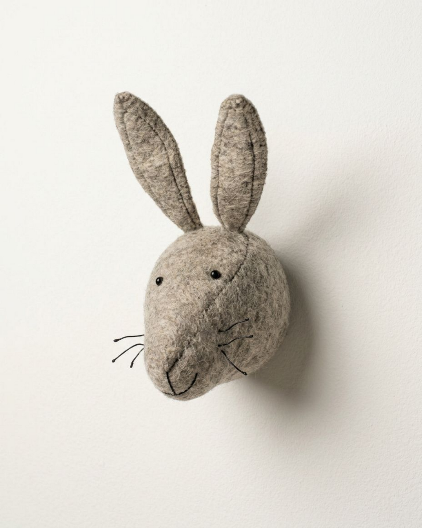 Djurhuvud i ull, hare