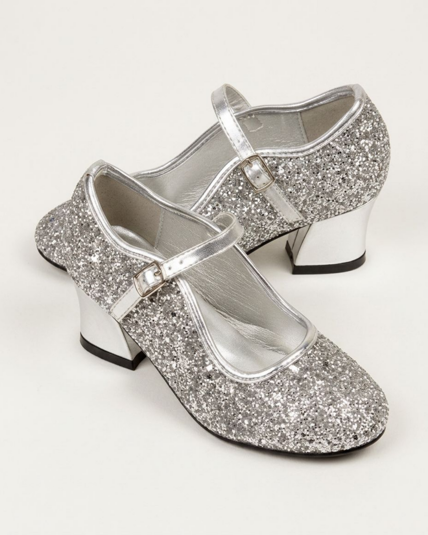 Prinsesskor, silver glitter