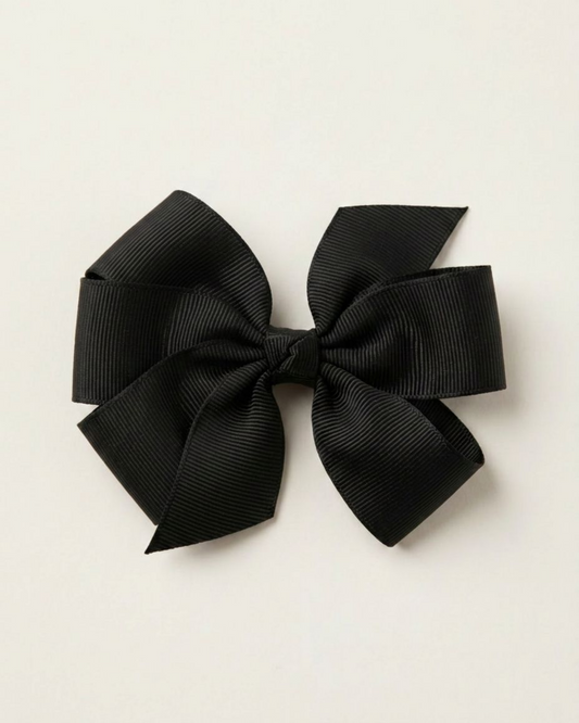 Stor hårrosett, black
