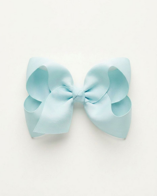 Stor hårrosett, baby blue