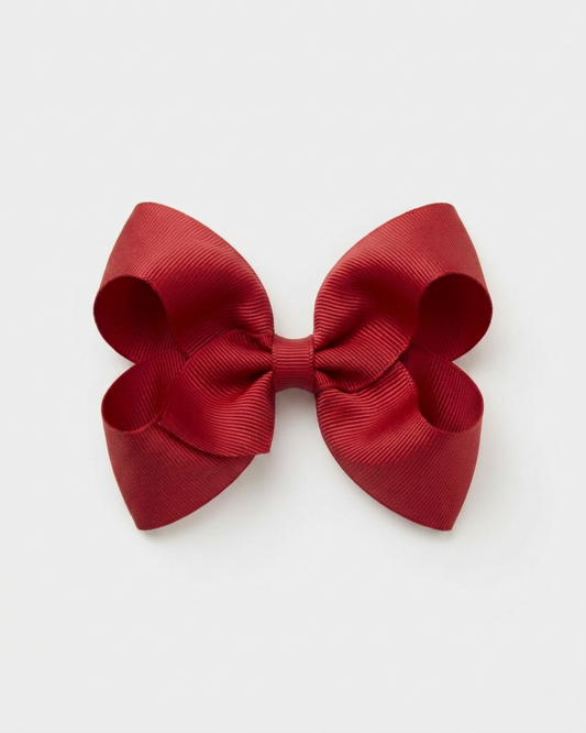 Mellanstor hårrosett, scarlet red