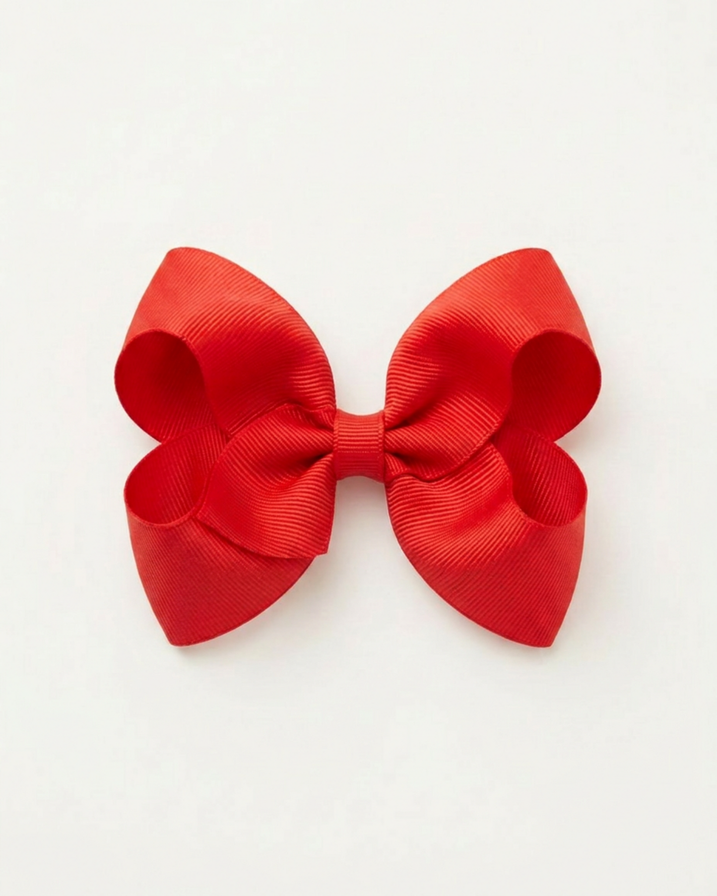 Mellanstor hårrosett, bright red