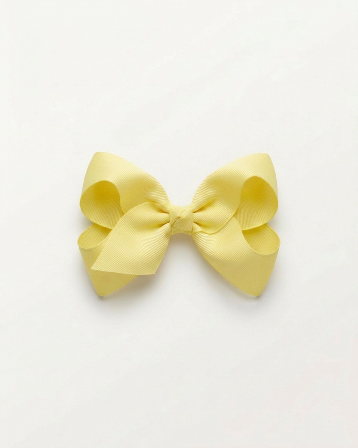 Mellanstor hårrosett, lemon