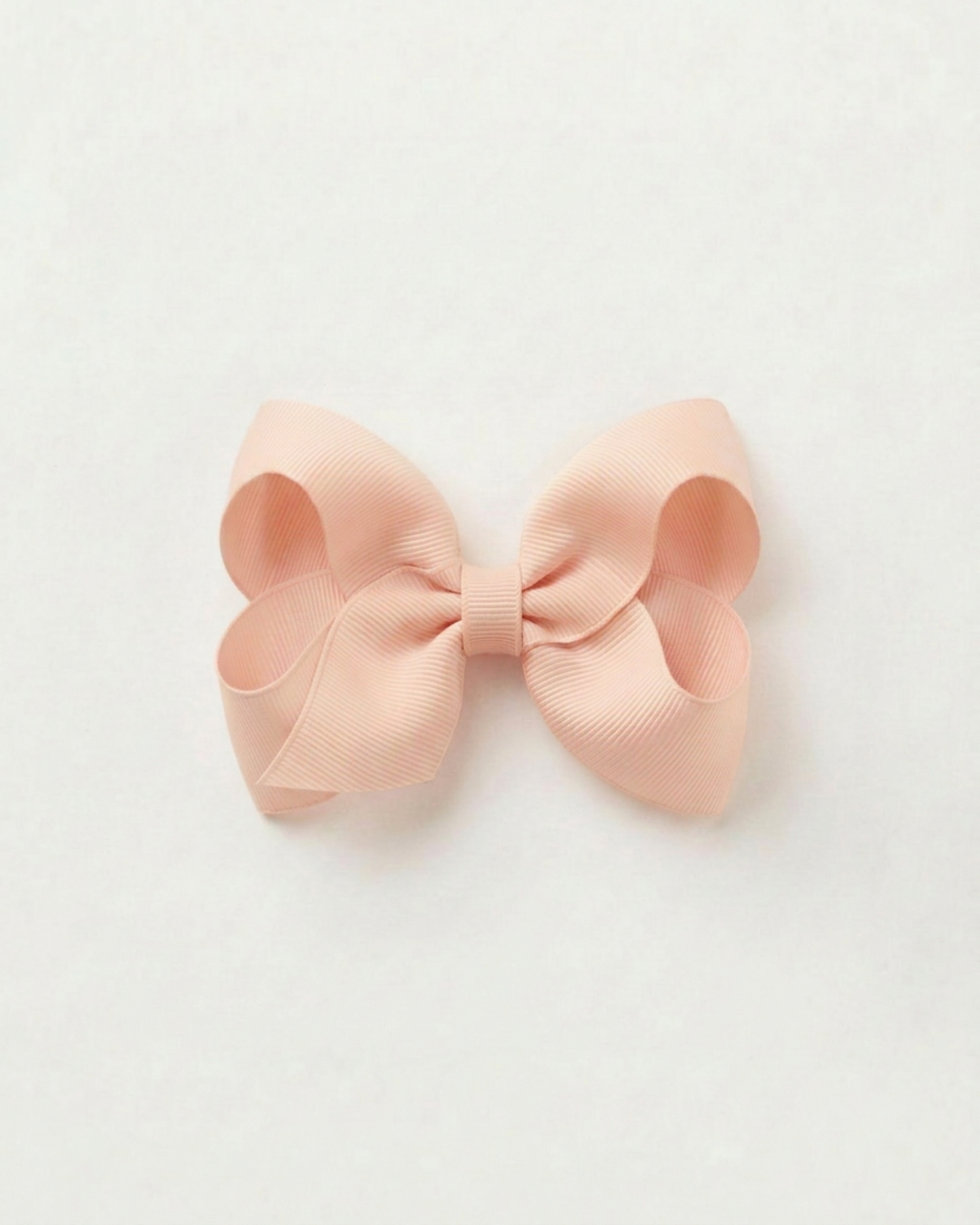 Mellanstor hårrosett, powder pink