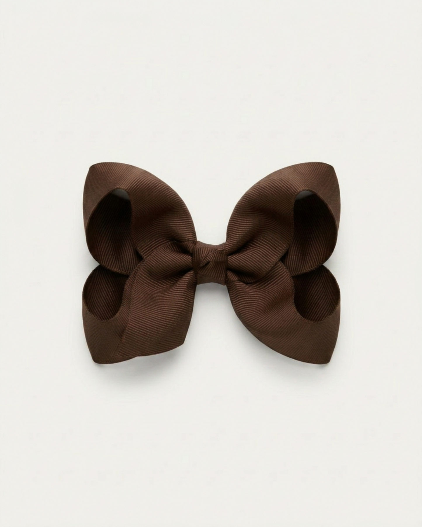 Mellanstor hårrosett, dark brown