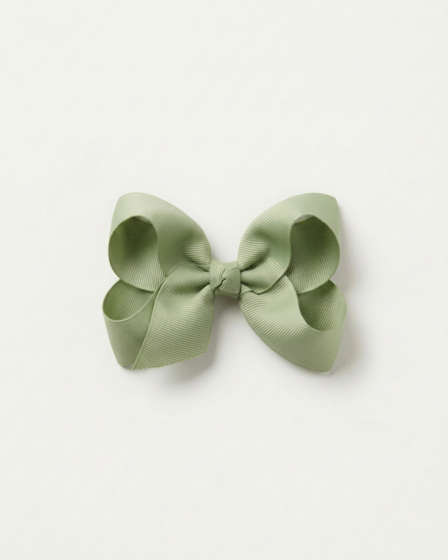 Mellanstor hårrosett, sage green