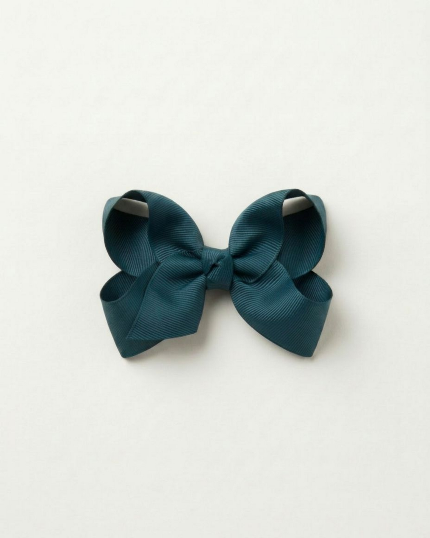 Mellanstor hårrosett, dark blue green