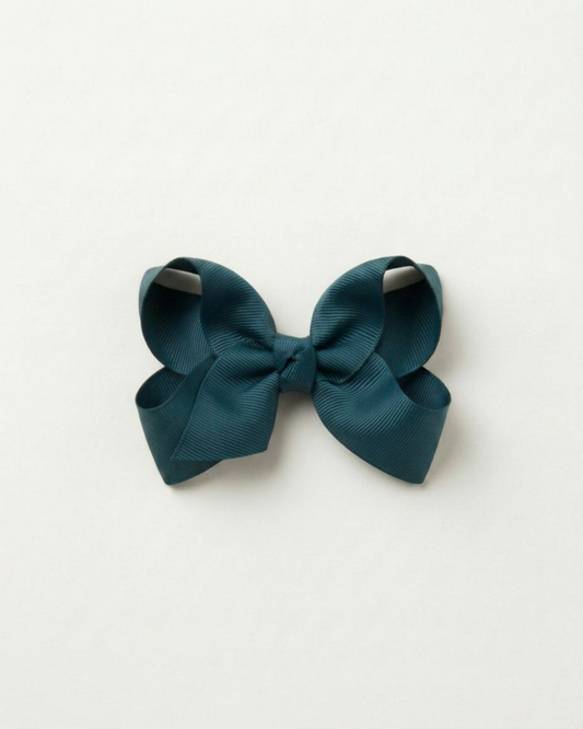 Mellanstor hårrosett, dark blue green
