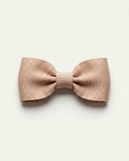 Liten hårrosett, beige