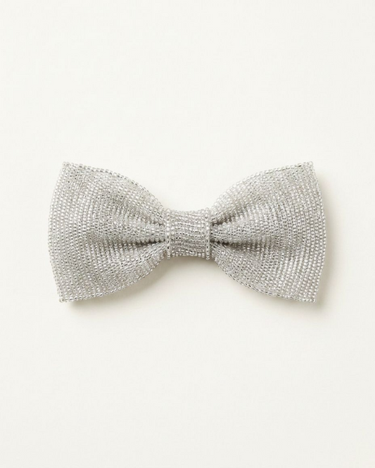 Liten hårrosett, silver