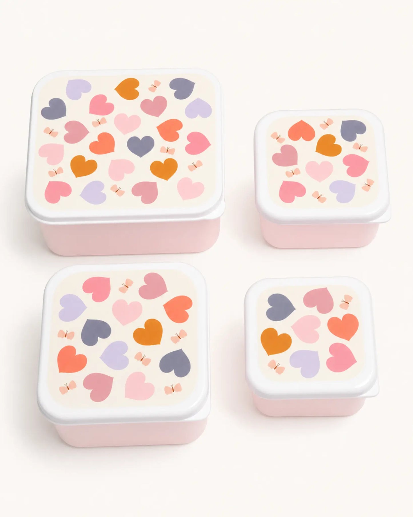 Lunchbox set, hearts