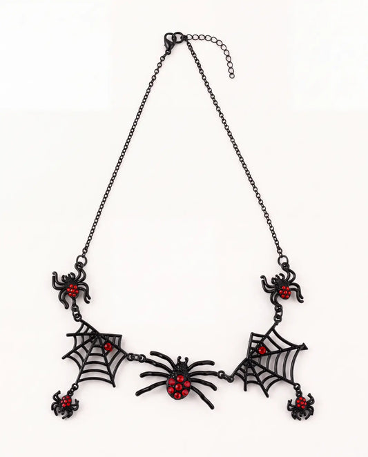 Halsband med spindlar
