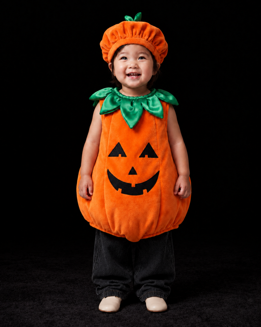 Pumpadräkt för barn till Halloween