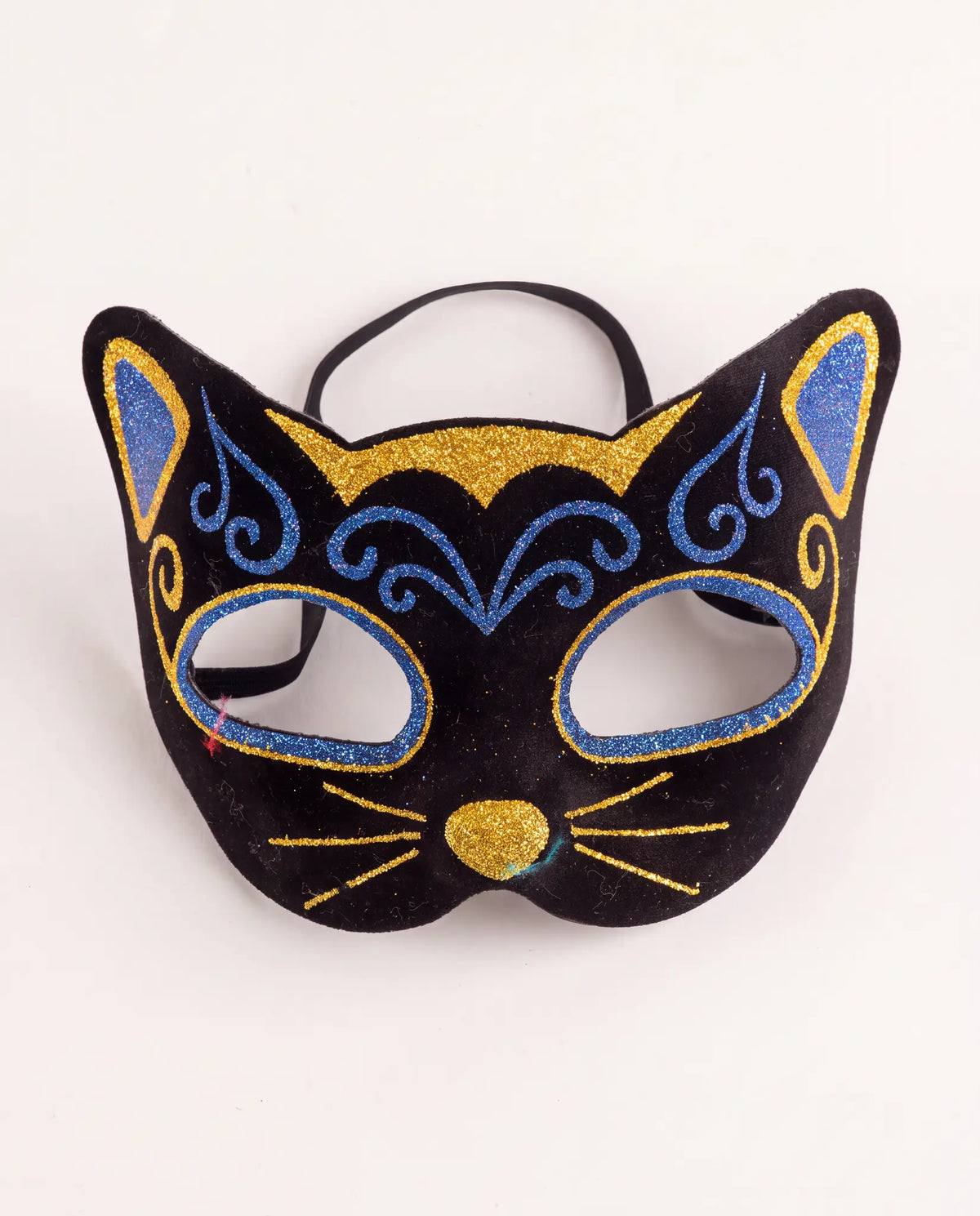 Ögonmask formad som katt med glitter