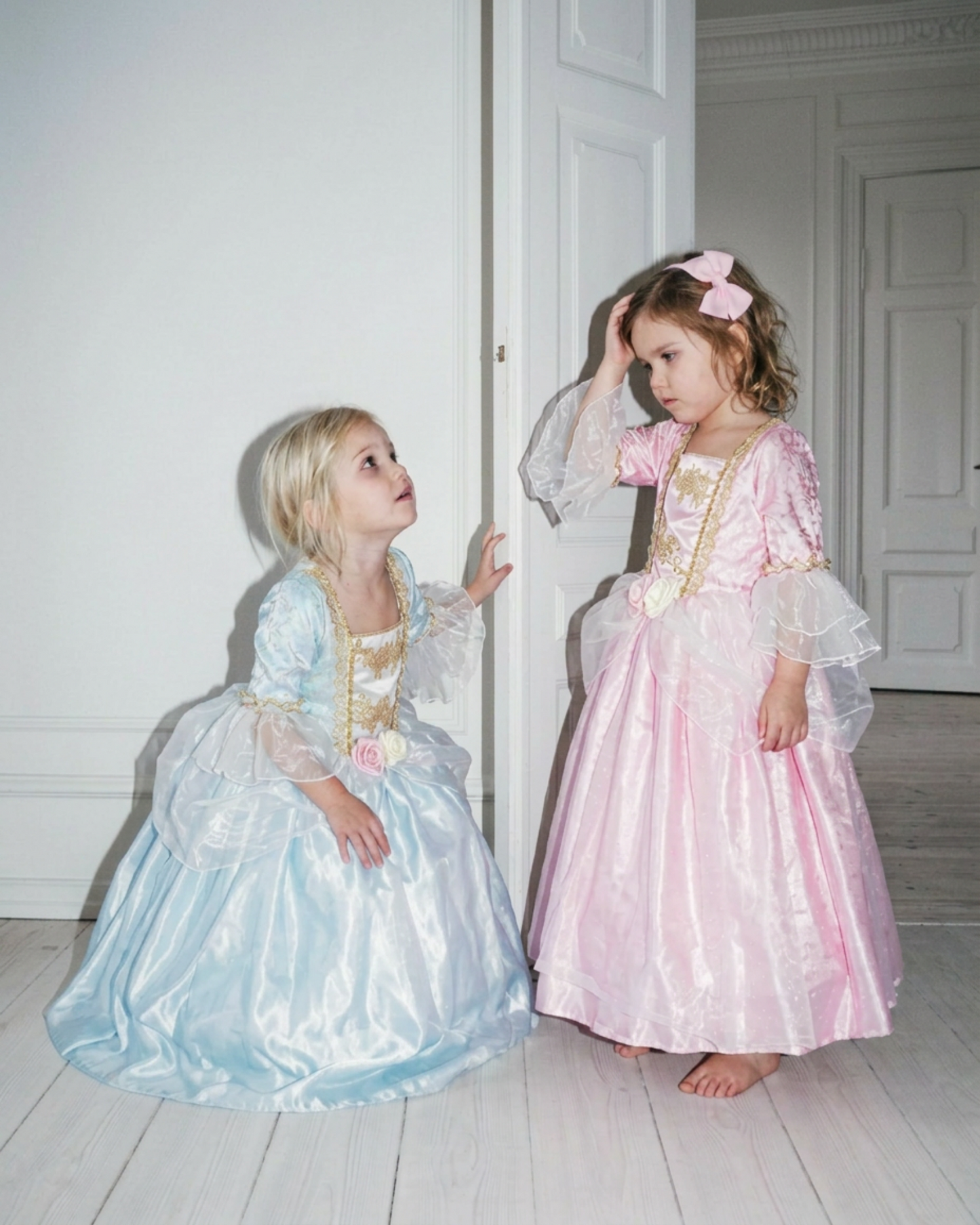 Prinsessklänning, ljusblå