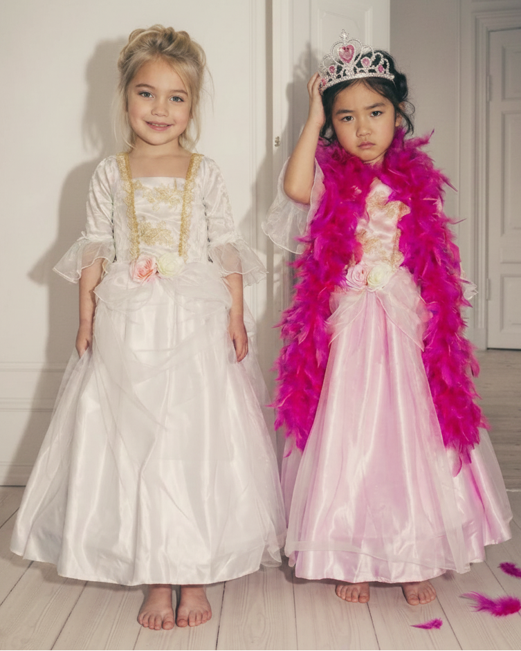 Prinsessklänning, ljusrosa