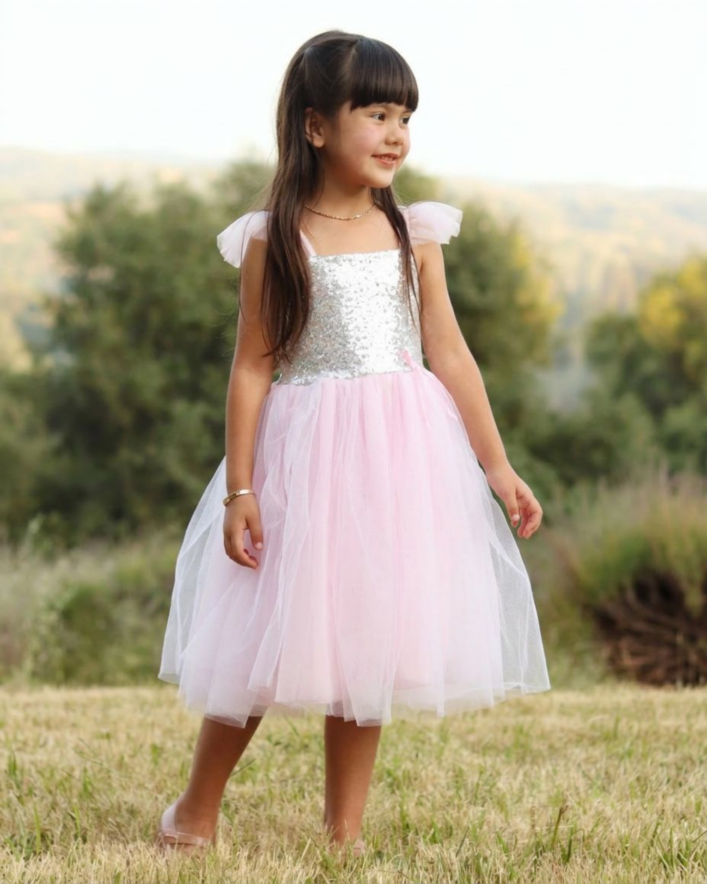 Prinsessklänning, rosa