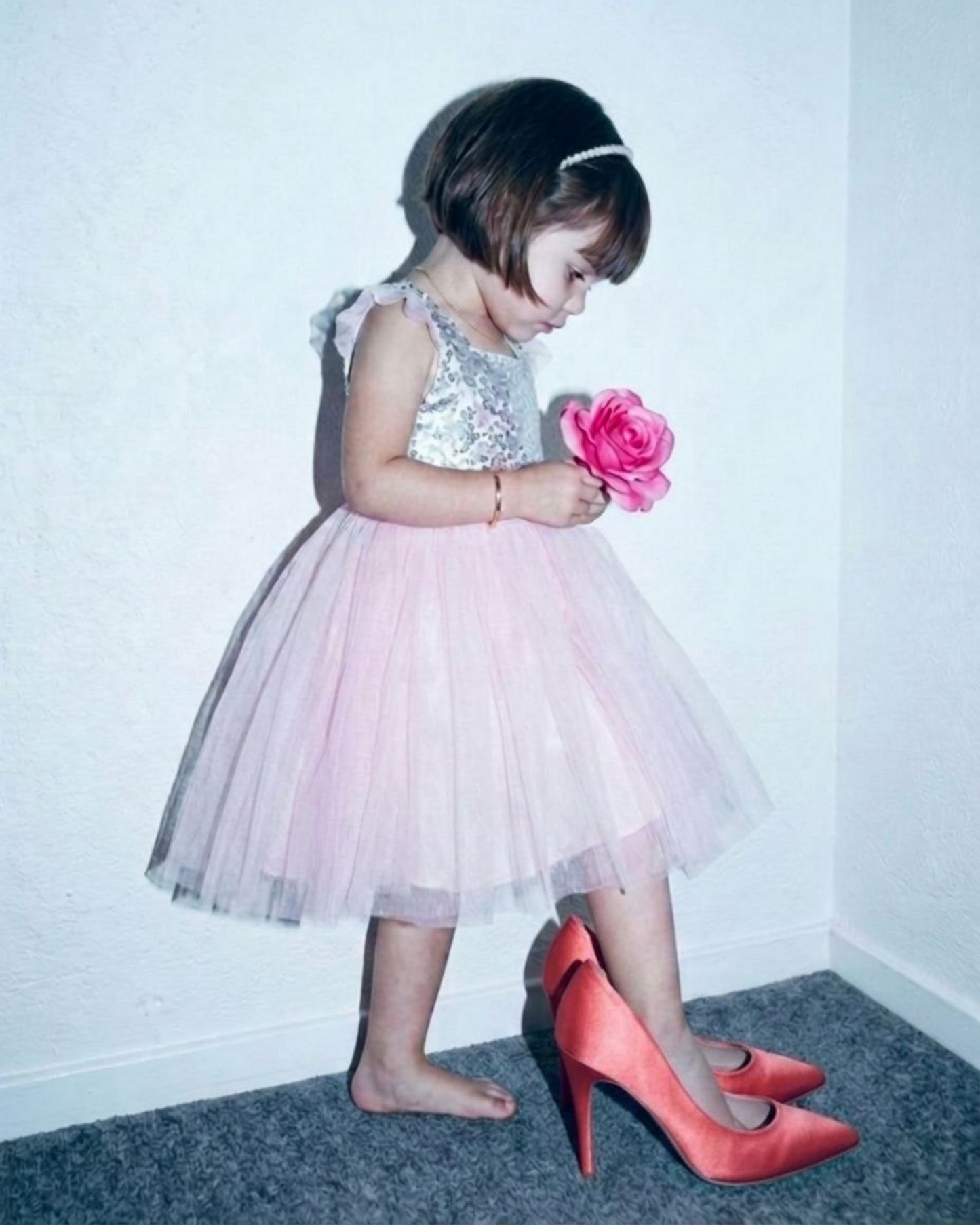 Prinsessklänning, rosa