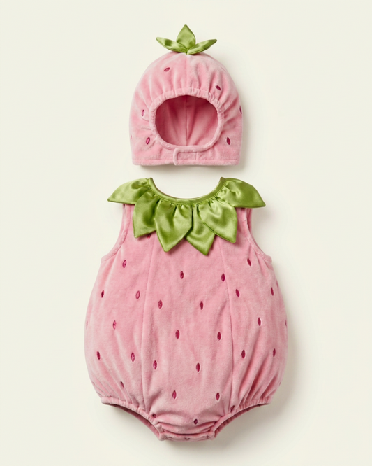 Jordgubbsdräkt, rosa